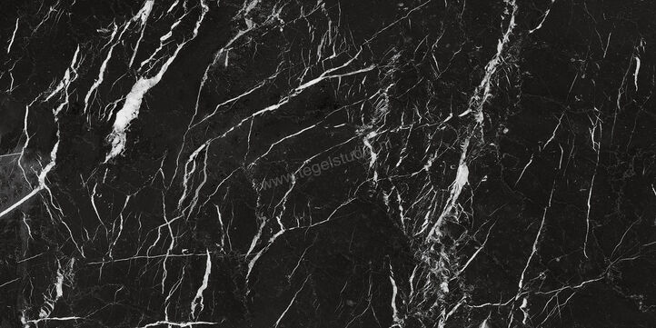 Marazzi Allmarble Elegant Black Lux 75x150 cm Vloertegel / Wandtegel Glanzend Vlak Lux M393 | 220848