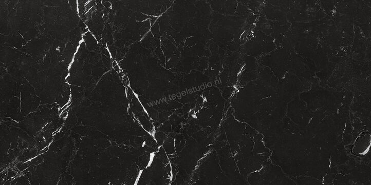 Marazzi Allmarble Elegant Black Lux 75x150 cm Vloertegel / Wandtegel Glanzend Vlak Lux M393 | 220854