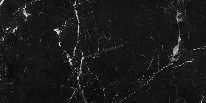 Marazzi Allmarble Elegant Black Lux 60x120 cm Vloertegel / Wandtegel Glanzend Vlak Lux M3A5 | 221322