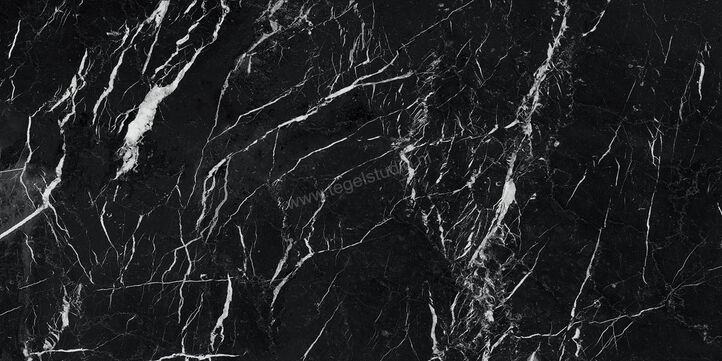 Marazzi Allmarble Elegant Black Lux 60x120 cm Vloertegel / Wandtegel Glanzend Vlak Lux M3A5 | 221340