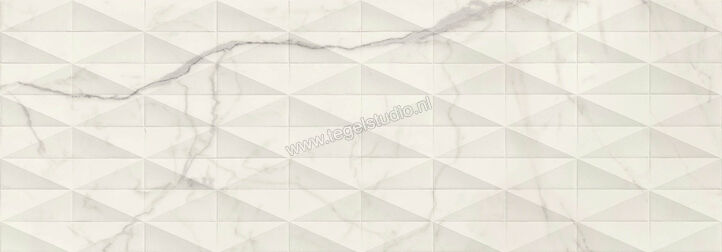 Marazzi Allmarble Wall Statuario Struttura Pavé Satin 3D 40x120 cm Wandtegel Statuario Struttura Pavé Satin 3D Mat Gestructureerd Satin M6TD | 222354