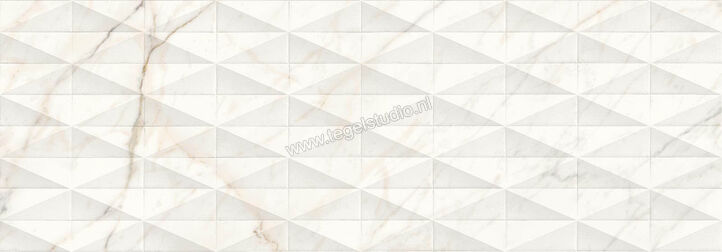 Marazzi Allmarble Wall Golden White Struttura Pavé Satin 3D 40x120 cm Wandtegel Golden White Struttura Pavé Satin 3D Mat Gestructureerd Satin M6TK | 222480