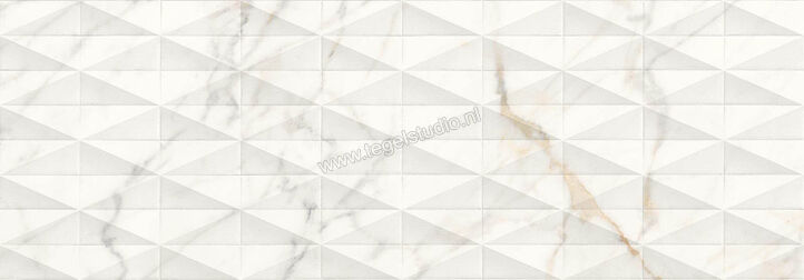 Marazzi Allmarble Wall Golden White Struttura Pavé Lux 3D 40x120 cm Wandtegel Golden White Struttura Pavé Lux 3D Glanzend Gestructureerd Lux M71S | 222720