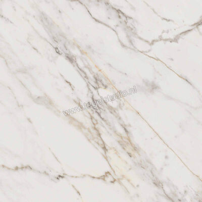 Marazzi Allmarble Golden White Lux 75x75 cm Vloertegel / Wandtegel Glanzend Vlak Lux M4FG | 222726