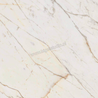 Marazzi Allmarble Golden White Lux 75x75 cm Vloertegel / Wandtegel Glanzend Vlak Lux M4FG | 222747