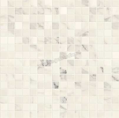 Marazzi Allmarble Wall Statuario Satin 40x40 cm Mozaiek Mosaico Satin Mat Vlak Satin M8GT | 222942