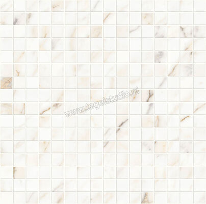 Marazzi Allmarble Wall Golden White Satin 40x40 cm Mozaiek Mosaico Satin Mat Vlak Satin M8GV | 222960