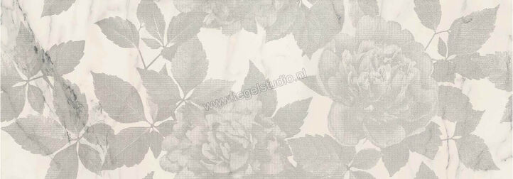 Marazzi Allmarble Wall Statuario Satin 80x120 cm Wandtegel Statuario Satin Decoro Rose Mat Vlak Satin M93L | 223380