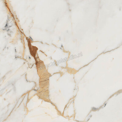 Marazzi Allmarble Golden White Lux 60x60 cm Vloertegel / Wandtegel Glanzend Vlak Lux M4GR | 223446