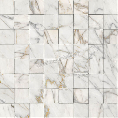 Marazzi Allmarble Golden White Lux 30x30 cm Mozaiek Glanzend Vlak Lux M4H0 | 223488