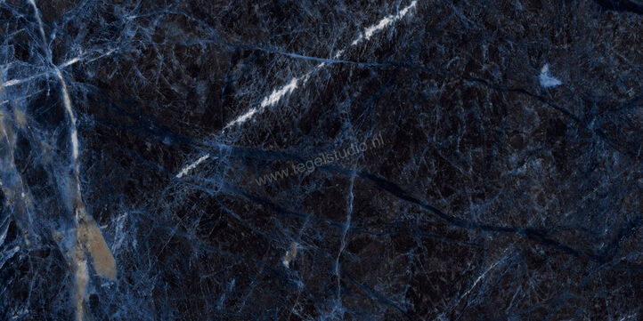 Marazzi Allmarble Sodalite Blu Lux 30x60 cm Vloertegel / Wandtegel Glanzend Vlak Lux M9MS | 223680