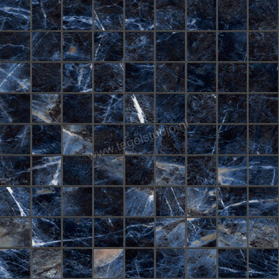 Marazzi Allmarble Sodalite Blu Lux 30x30 cm Mozaiek Glanzend Vlak Lux M9MV | 223728