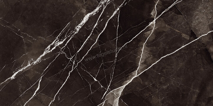 Marazzi Allmarble Calacatta Black 75x150 cm Vloertegel / Wandtegel Mat Vlak Naturale MEKT | 224184