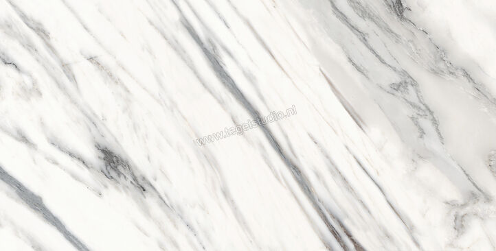 Marazzi Allmarble Bianco Arni Lux 75x150 cm Vloertegel / Wandtegel Glanzend Vlak Lux MEKZ | 224277