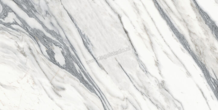 Marazzi Allmarble Bianco Arni Lux 75x150 cm Vloertegel / Wandtegel Glanzend Vlak Lux MEKZ | 224286