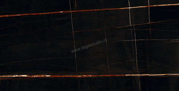 Marazzi Allmarble Sahara Noir Lux 75x150 cm Vloertegel / Wandtegel Glanzend Vlak Lux MEL9 | 224487