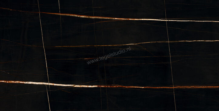 Marazzi Allmarble Sahara Noir Lux 75x150 cm Vloertegel / Wandtegel Glanzend Vlak Lux MEL9 | 224496