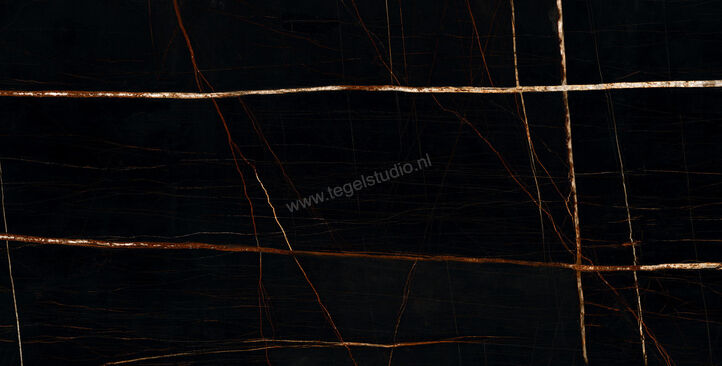 Marazzi Allmarble Sahara Noir Lux 75x150 cm Vloertegel / Wandtegel Glanzend Vlak Lux MEL9 | 224499