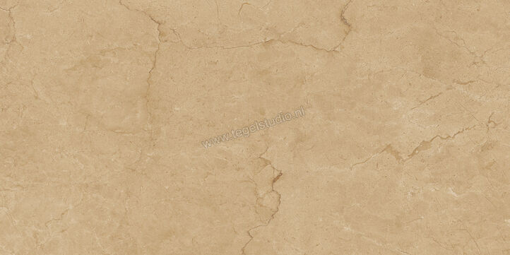 Marazzi Allmarble Crema Marfil Lux 60x120 cm Vloertegel / Wandtegel Glanzend Vlak Lux MELL | 224637