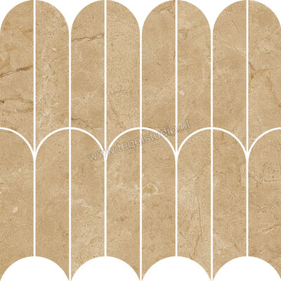 Marazzi Allmarble Crema Marfil Vetaglio Lux 29.8x29.8 cm Mozaiek Glanzend Vlak Lux MEZP | 225147