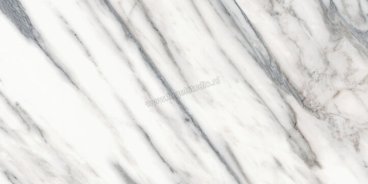 Marazzi Allmarble Bianco Arni Lux 60x120 cm Vloertegel / Wandtegel Glanzend Vlak Lux MF6S | 225195