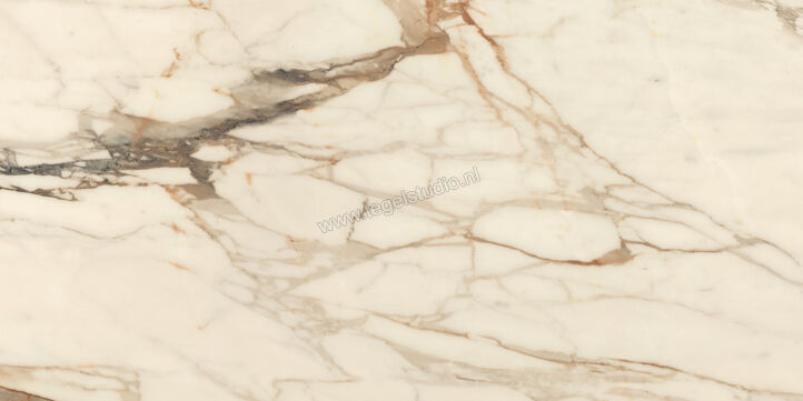 Marazzi Allmarble Calacatta Vena Vecchia Lux 60x120 cm Vloertegel / Wandtegel Glanzend Vlak Lux MF6R | 225294