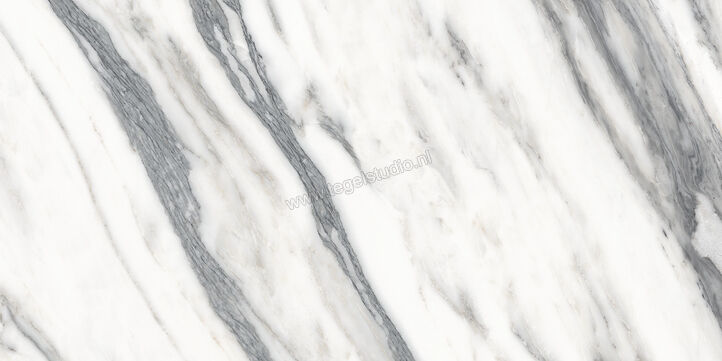 Marazzi Allmarble Bianco Arni Lux 60x120 cm Vloertegel / Wandtegel Glanzend Vlak Lux MF6S | 225309