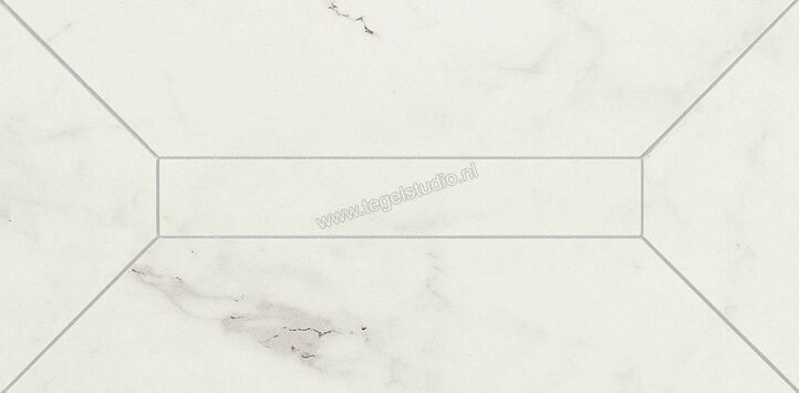 Marazzi Allmarble Altissimo 15x30 cm Decor Fascia 3D Mat Gestructureerd Naturale MMR6 | 225540