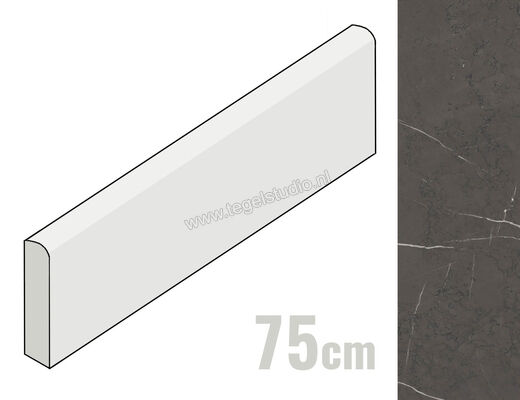 Marazzi Allmarble Imperiale 7x75 cm Plint Mat Vlak Naturale M4G6 | 225636