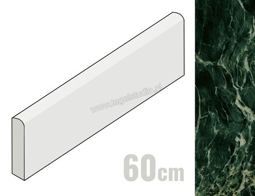 Marazzi Allmarble Verde Aver 7x60 cm Plint Mat Vlak Naturale MALZ | 225663