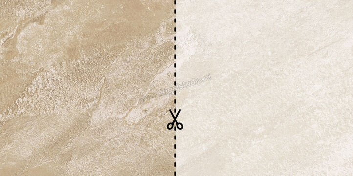  Villeroy & Boch My Earth Outdoor 20 Beige Multicolor 40x40x2 cm Terrastegel Kleur Sample Mat Gestructureerd Vilbostoneplus 2806 RU20 0 SM | 225933