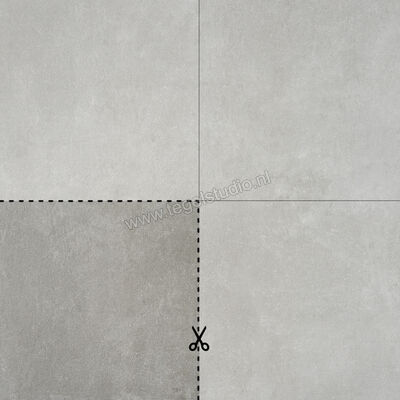  Sichenia Block Mud 45x45x2 cm Terrastegel Kleur Sample Mat Gestructureerd Grip CV0180133 SM | 226014