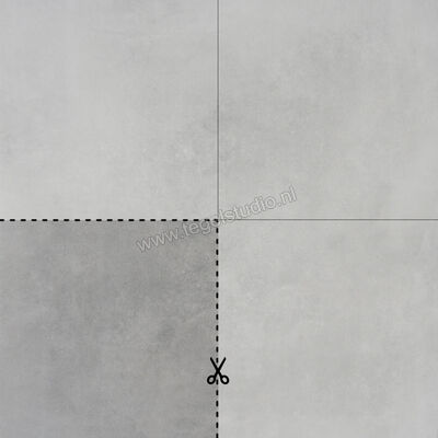  XL Style Craft Outdoor Steel Grey 45x45x2 cm Terrastegel Kleur Sample Mat Gestructureerd Naturale CVCRSG902R SM | 226068