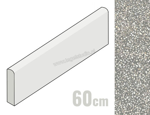  Marazzi Art Grey 7x60 cm Plint Mat Vlak Naturale M2SS | 226107