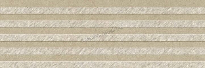 Marazzi Caracter Greige 30x90 cm Wandtegel Struttura Walltone 3D Mat Gestructureerd Naturale M953 | 227100