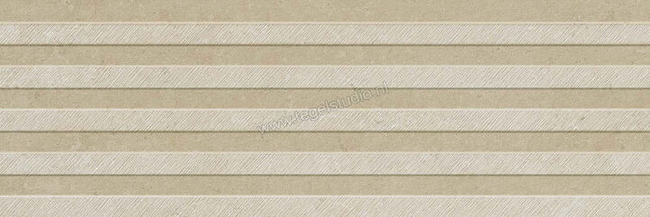 Marazzi Caracter Greige 30x90 cm Wandtegel Struttura Walltone 3D Mat Gestructureerd Naturale M953 | 227121