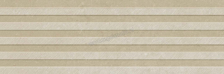 Marazzi Caracter Greige 30x90 cm Wandtegel Struttura Walltone 3D Mat Gestructureerd Naturale M953 | 227133