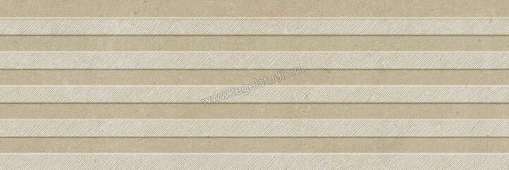 Marazzi Caracter Greige 30x90 cm Wandtegel Struttura Walltone 3D Mat Gestructureerd Naturale M953 | 227154