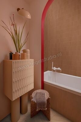  Marazzi Confetto Mattone 10x10 cm Vloertegel / Wandtegel Mat Gestructureerd Semimatt MDSG | 229350