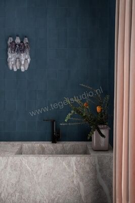  Marazzi Confetto Blu 10x10 cm Vloertegel / Wandtegel Mat Gestructureerd Semimatt MDSJ | 229455