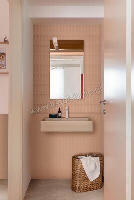  Marazzi Confetto Rosa 5x15 cm Decor Struttura Rosa Savoiardo 3D Mat Gestructureerd Semimatt MEV3 | 230394