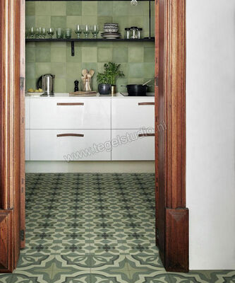  Marazzi D_Segni Blend Verde 20x20 cm Vloertegel / Wandtegel Mat Vlak Naturale M5ZS | 231507