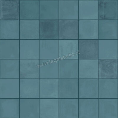  Marazzi D_Segni Blend Azzuro 10x10 cm Vloertegel / Wandtegel Mat Vlak Naturale M612 | 231606
