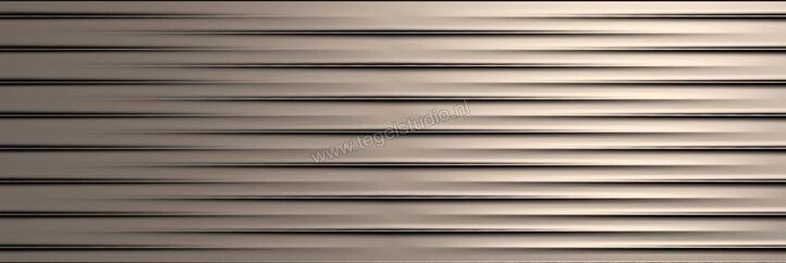 Marazzi Essenziale Metal 40x120 cm Wandtegel Struttura Drape 3D Metal Glanzend Gestructureerd M09R | 232317