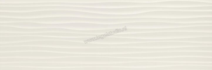 Marazzi Essenziale White 40x120 cm Wandtegel Struttura Wave Satinato Mat Gestructureerd MMFN | 232368