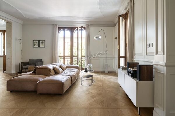  Marazzi Intrecci Versailles 120x120 cm Vloertegel / Wandtegel Mat Gestructureerd Naturale MEK5 | 233013