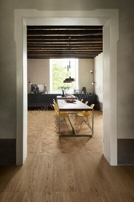  Marazzi Intrecci Castagna 20x120 cm Vloertegel / Wandtegel Mat Gestructureerd Naturale MF7G | 233079