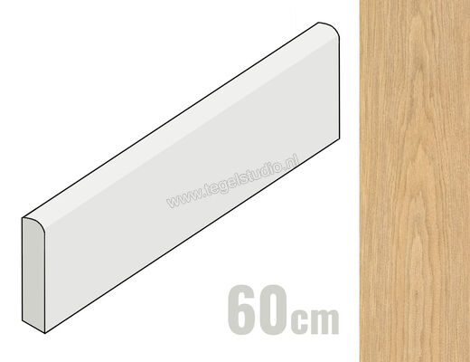  Marazzi Intrecci Miele 6x60 cm Plint Mat Gestructureerd Naturale MF7J | 233139