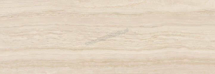 Marazzi MarblePlay Travertino 30x90 cm Wandtegel Glanzend Vlak Lux M4NY | 233370