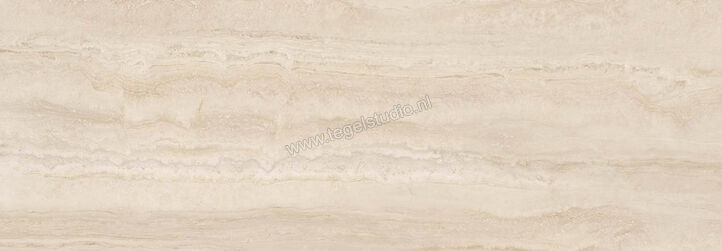 Marazzi MarblePlay Travertino 30x90 cm Wandtegel Glanzend Vlak Lux M4NY | 233373